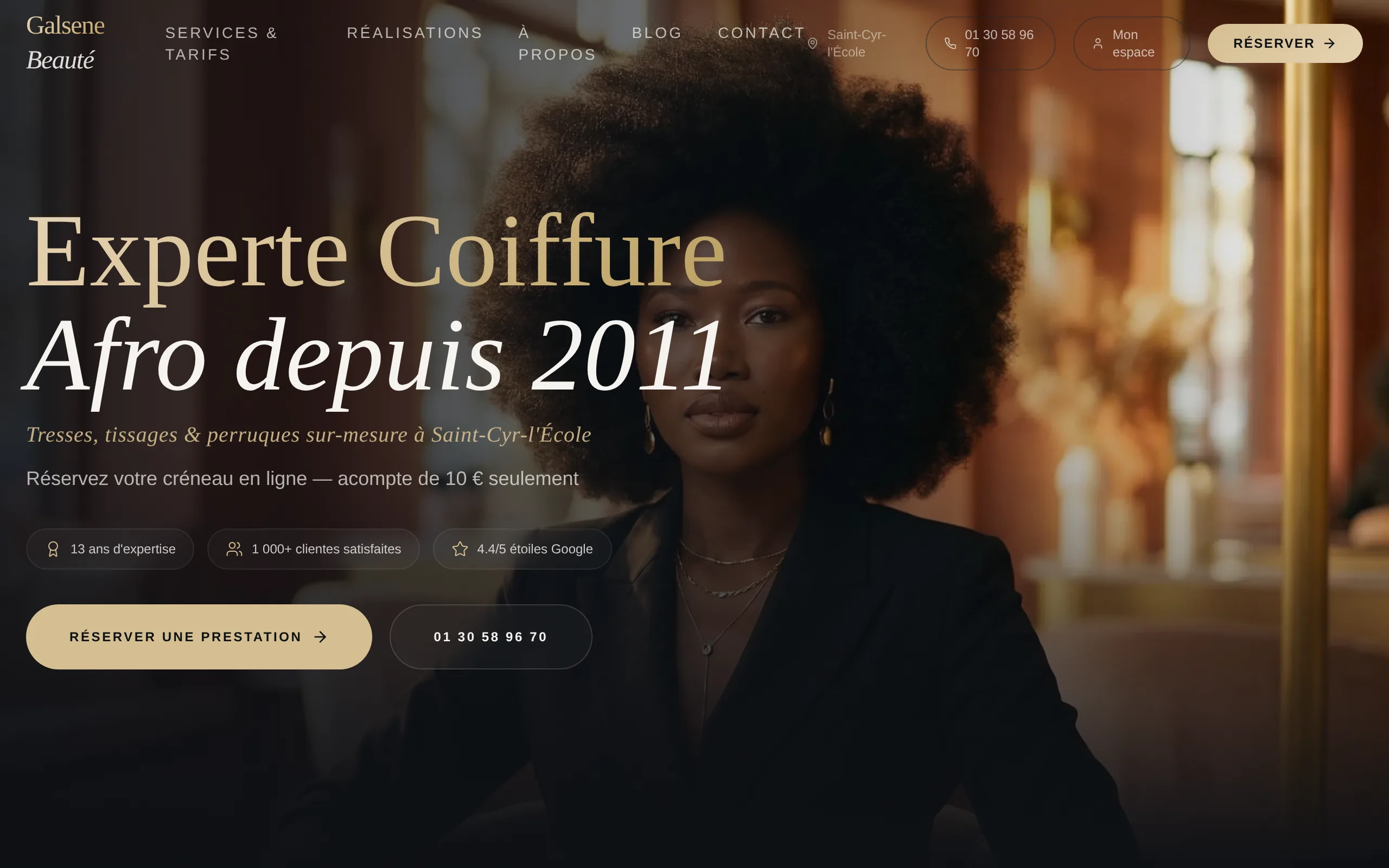 Capture du site Galsene Beauté